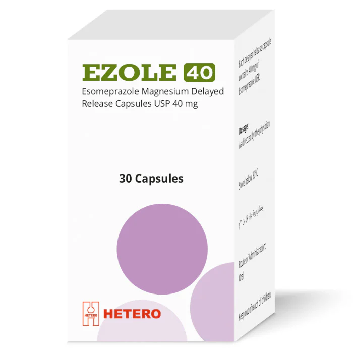 Ezole 40mg Capsules 30'S