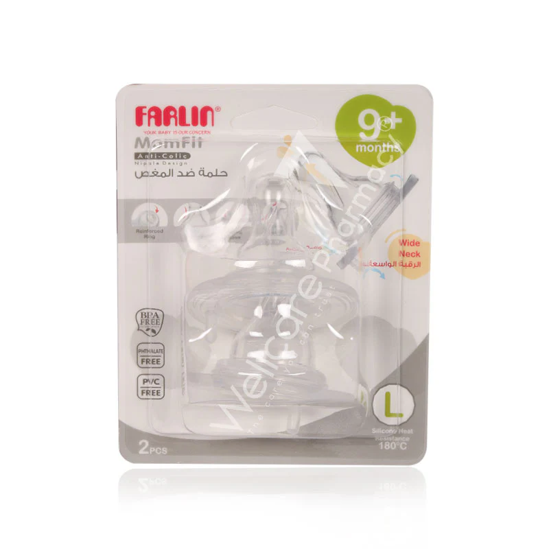 Farlin Anti-Colic Nipple(L)wide Neck Ac-22005-L