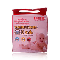 Farlin Baby Wet Wipes Value Pack 3x35 105'S Dt-005a - Image 2