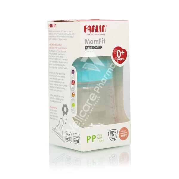 Farlin Pp Wide Neck Feeding Bottle 150ml Ab-42012(B)