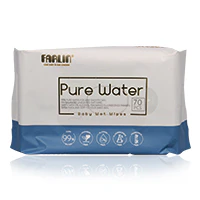Farlin Pure Water Wet Wipes Blue 70'S Ce-20802-1b - Image 2