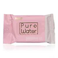 Farlin Pure Water Wet Wipes Pink 10'S Ce-20801-1b - Image 2