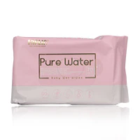 Farlin Pure Water Wet Wipes Pink 70'S Ce-20802-1b - Image 2
