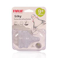 Farlin Silky Nipple-L For Wide Neck Bottle 2'S Ac-22004(L) - Image 2