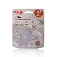 Farlin Silky Nipple-M For Wide Neck Bottle 2'S Ac-22004(M) - Image 2