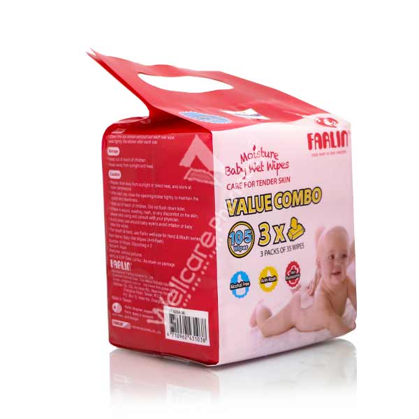 Farlin Wet Wipes Value Pack 2x85 170'S Dt-006a-3c