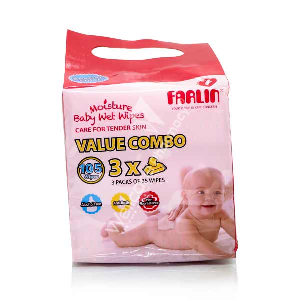 Farlin Wet Wipes Value Pack 2x85 170'S Dt-006a-3c - Image 3