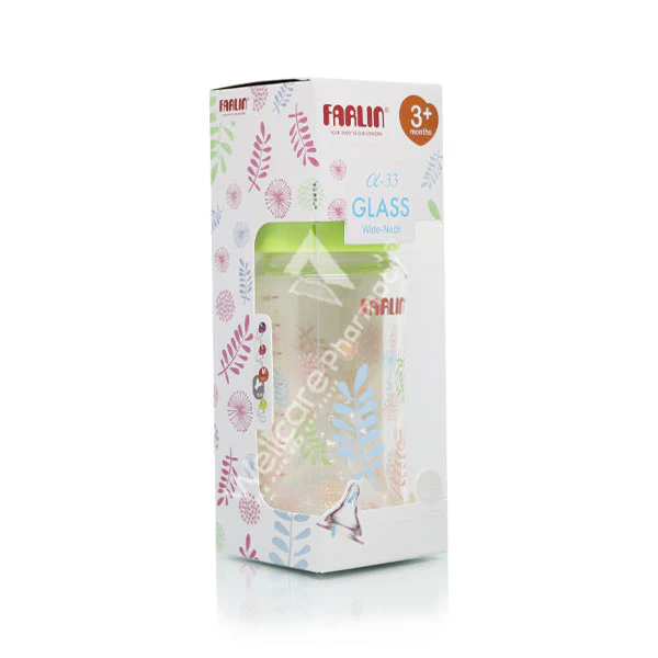 Farlin Wide Neck Glass Bottle 240ml Ab-32006(M)