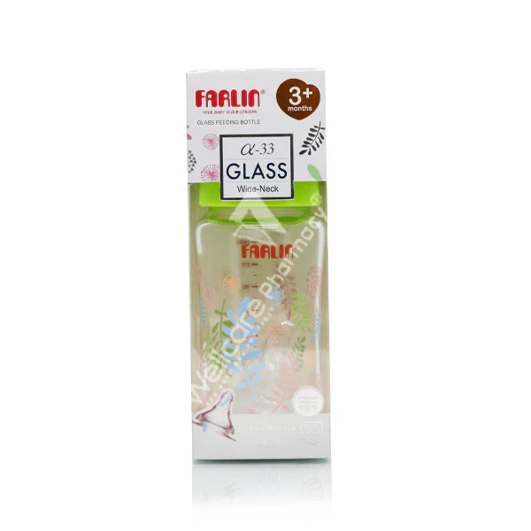 Farlin Wide Neck Glass Bottle 240ml Ab-32006(M) - Image 3