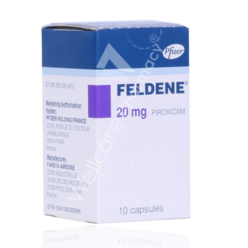 Feldene 20mg Capsules 10'S - Image 3