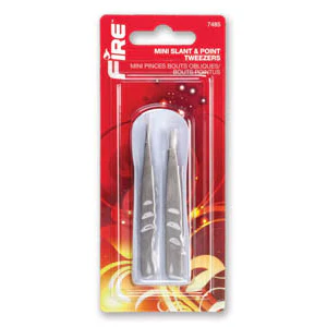 Fire Mini Slant & Point Tweezers - Image 2