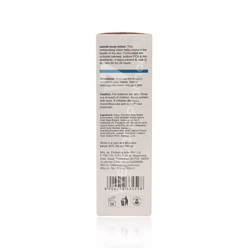 Fixderma Cosmetic Laboratories Oatsilk Body Lotion 200ml - Image 3