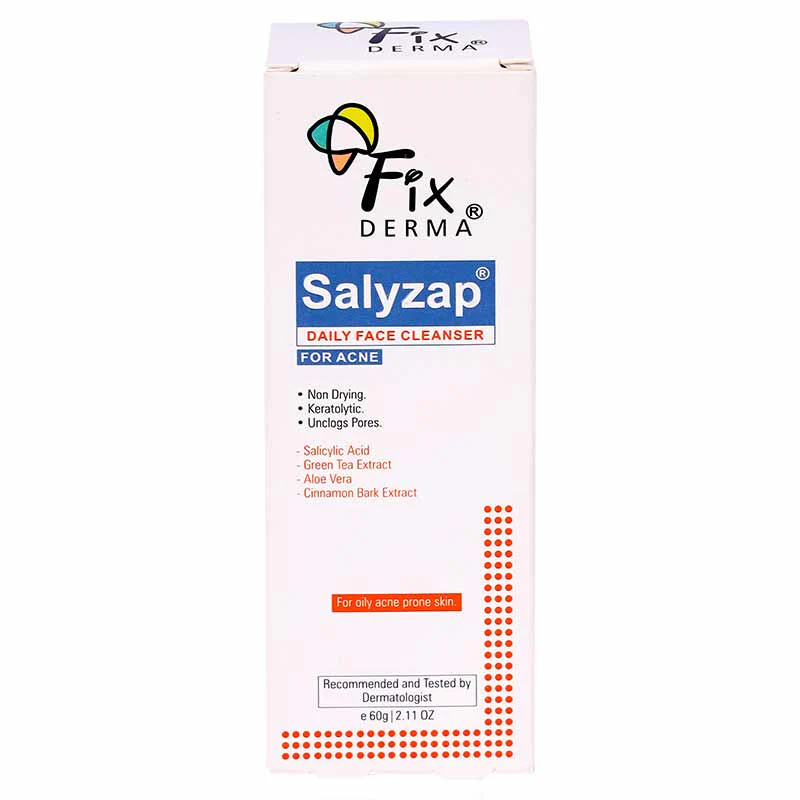 Fixderma Salyzap Daily Face Cleanser For Acne 60g
