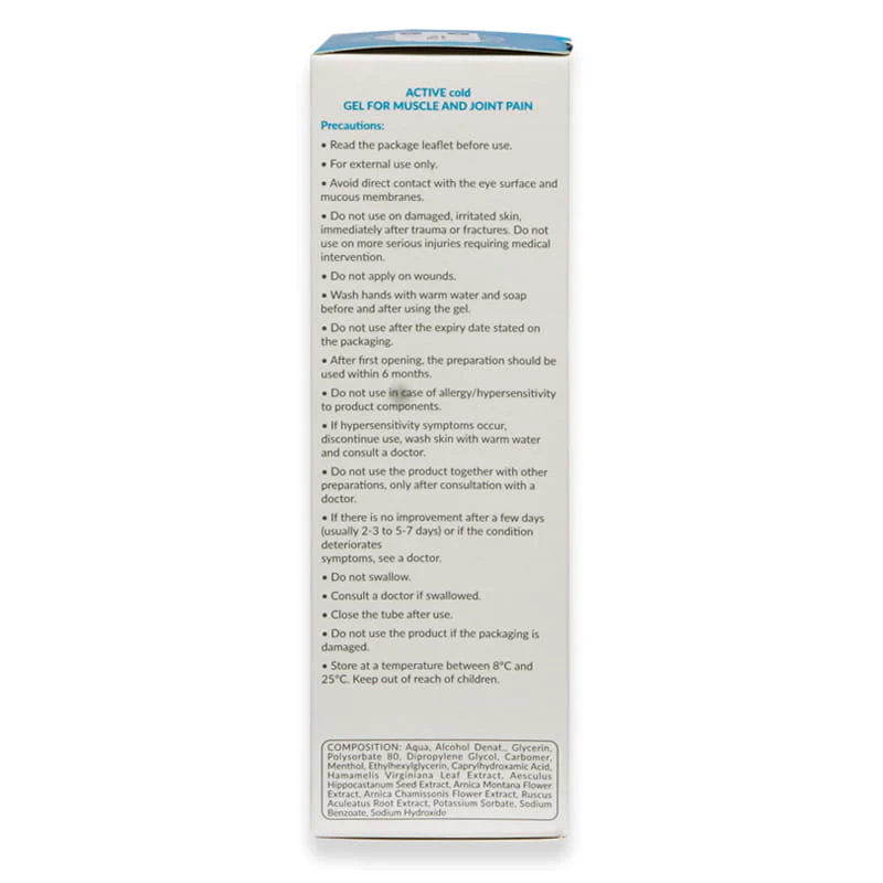 Floslek Active Cold Gel For Muscle & Joint Pain 100ml - Image 2