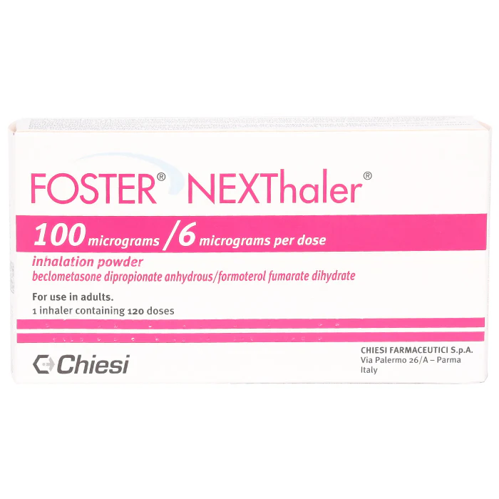 Foster Nexthaler 100mcg/6mcg Inhalation Powder 120 Doses