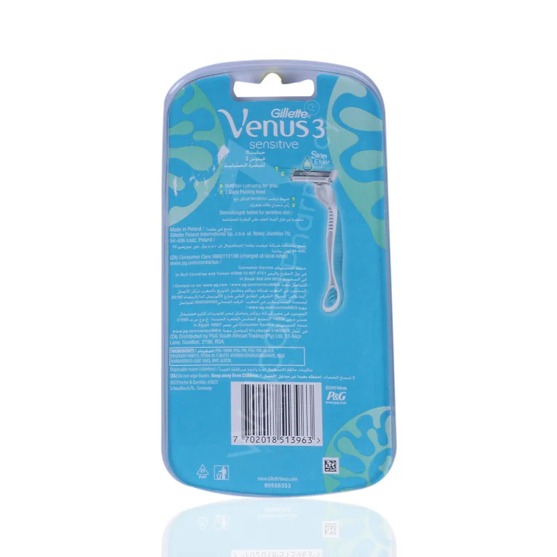Gillette Venus 3 Sensitive Razor 3'S - Image 3