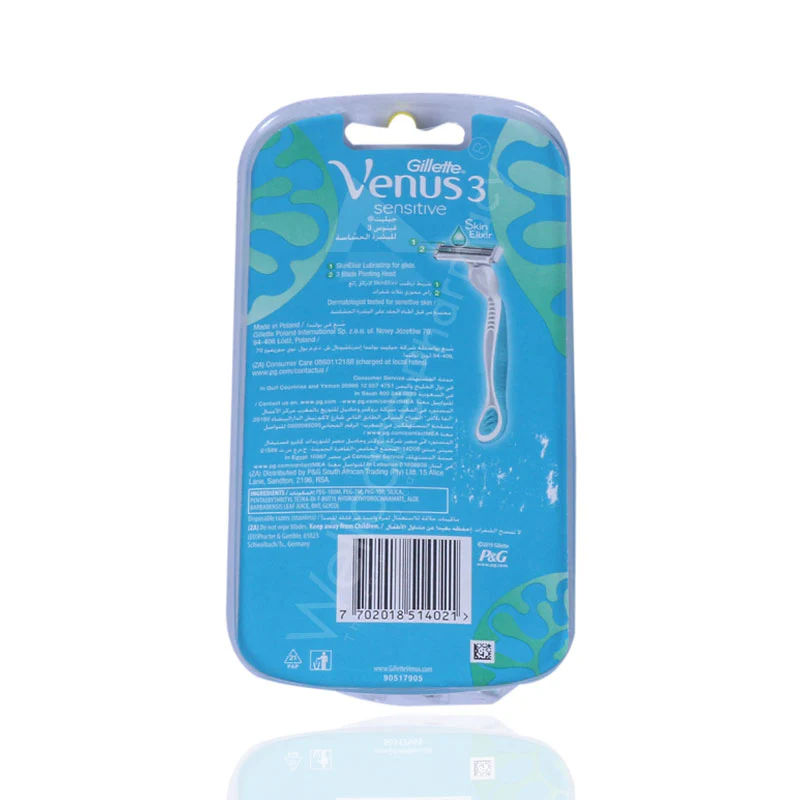 Gillette Venus 3 Sensitive Razor 6'S - Image 3