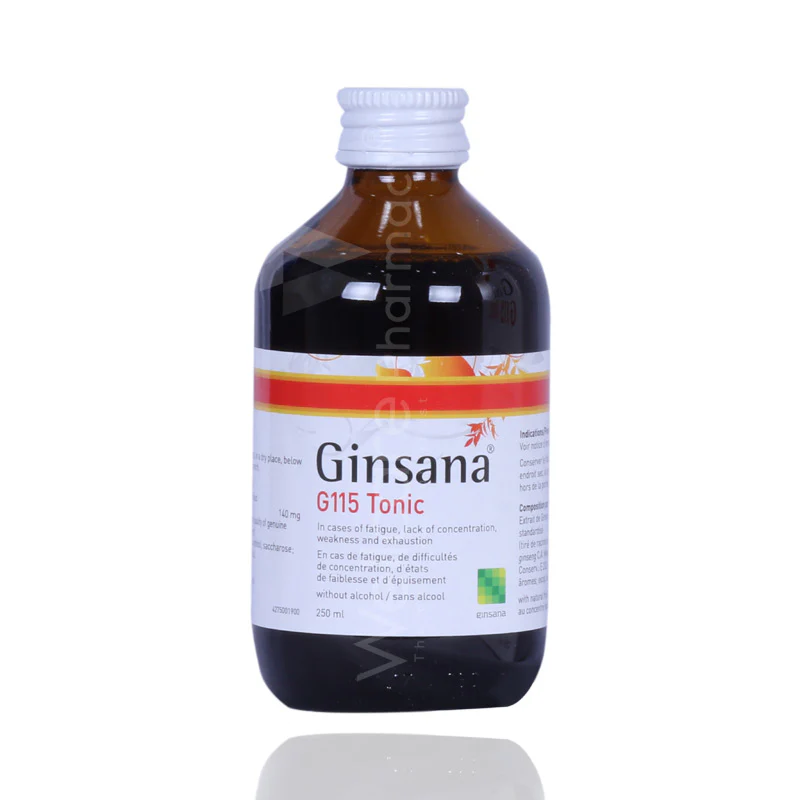 GINSANA G115 TONIC 250ML - Image 3