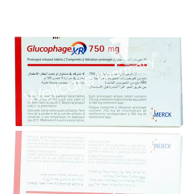 Glucophage Xr 750mg Tablets 30'S - Image 3