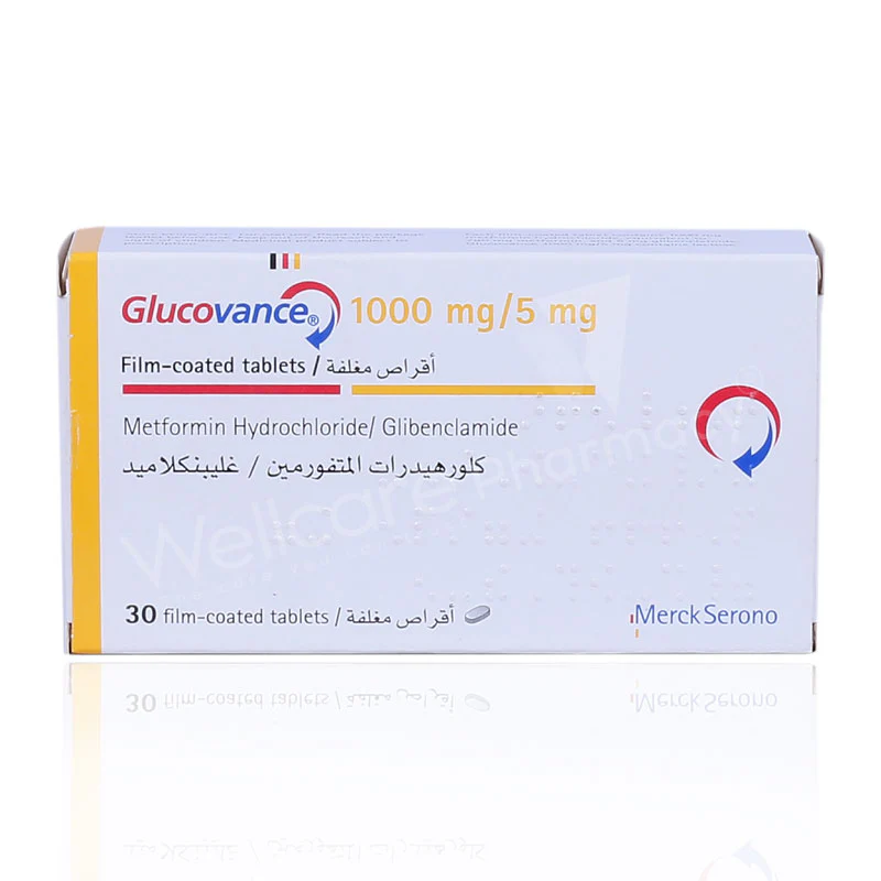 Glucovance 1000mg/5mg Tablets 30'S