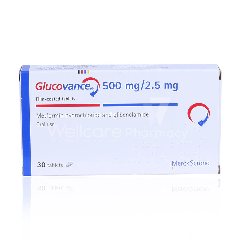 Glucovance 500mg/2.5mg Tablets 30'S