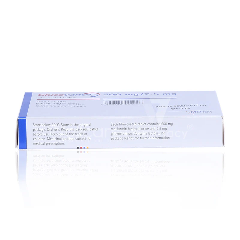 Glucovance 500mg/2.5mg Tablets 30'S - Image 3