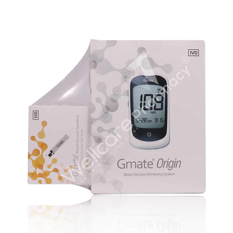 Gmate Origin B/Glucose Monitor + Gmate Test Strips 50'S - Image 2