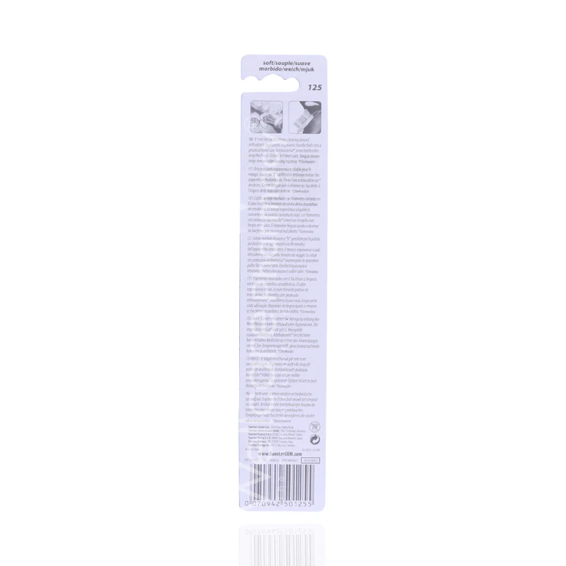 Gum 125mh Orthodontic Travel Toothbrush 1'S - Image 3