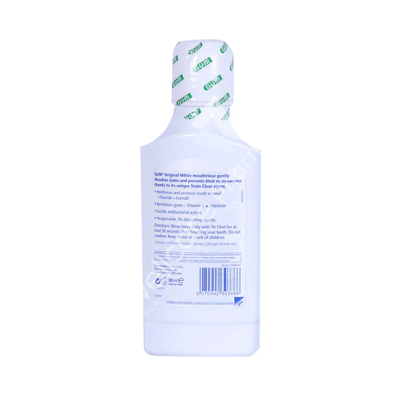 Gum Orginal White Mouth Wash 300ml - Image 3