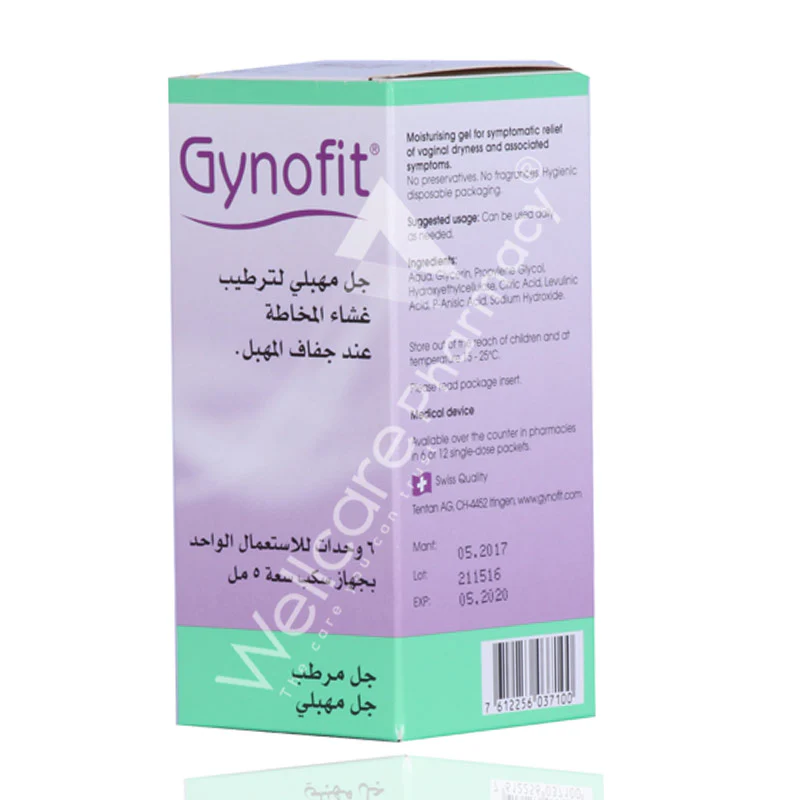 Gynofit Moisturising Vaginal Gel 6x5ml - Image 3