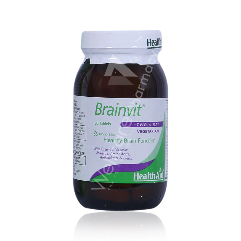 H-Aid Brainvit Tab 1x60'S - Image 3