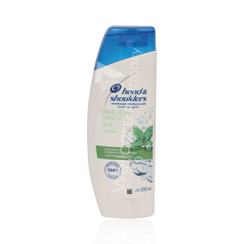 Head & Shoulders Anti-Pelliculair Menthol Shampoo 200ml