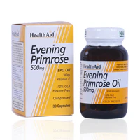 Health Aid Evening Primerose Oil 500mg And Vitamin E Capsules 30'S - Image 2