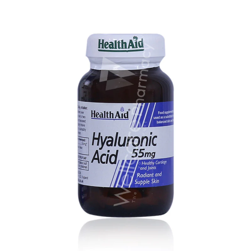 Health Aid Hyaluronic Acid 55mg Tablets 30'S - Image 3