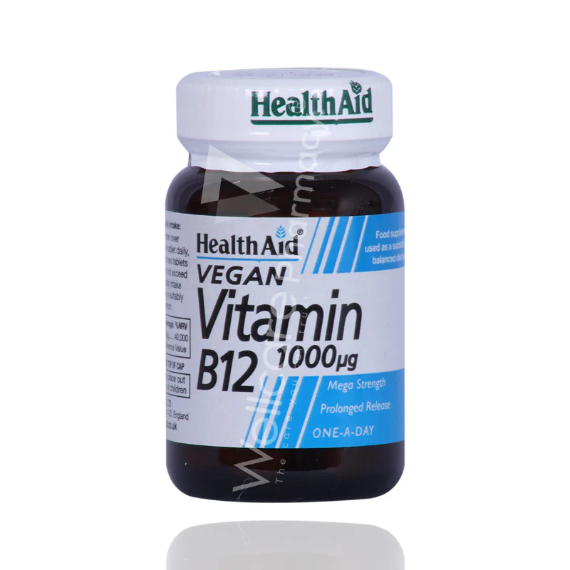 Health Aid Vitamin B12 1000mcg Tablets 50'S - Image 3
