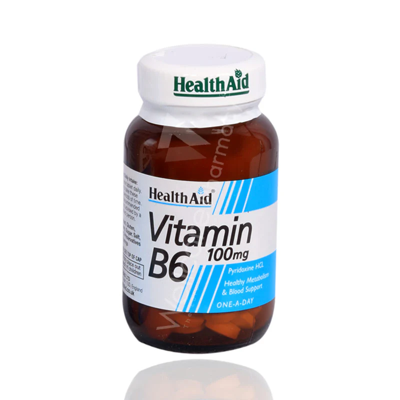 Health Aid Vitamin B6 100mg Tablets 90'S - Image 3
