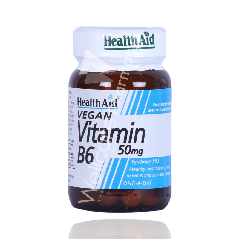 Health Aid Vitamin B6 50mg Tablets 100'S - Image 3
