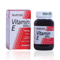 Health Aid Vitamin E 600iu Capsules 30'S - Image 2