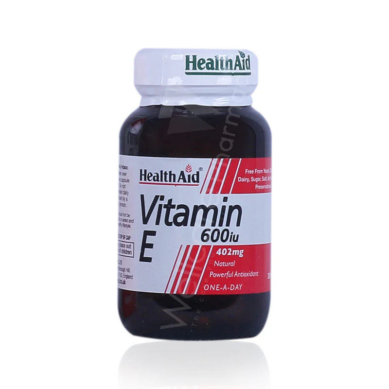 Health Aid Vitamin E 600iu Capsules 30'S - Image 3