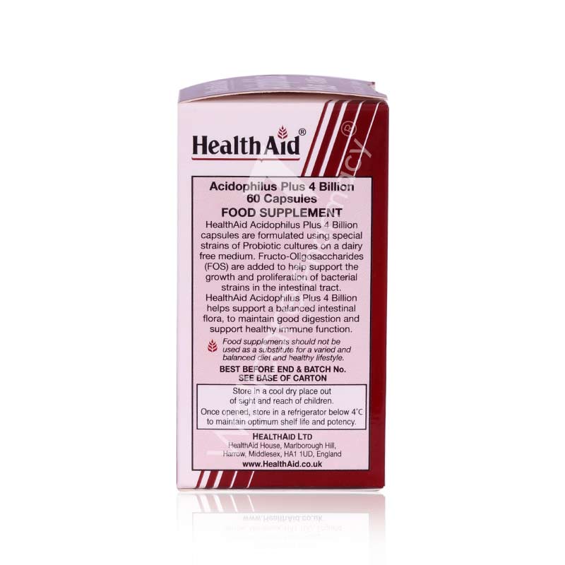 Healthaid Acidophilus Plus Capsules 60'S - Image 3