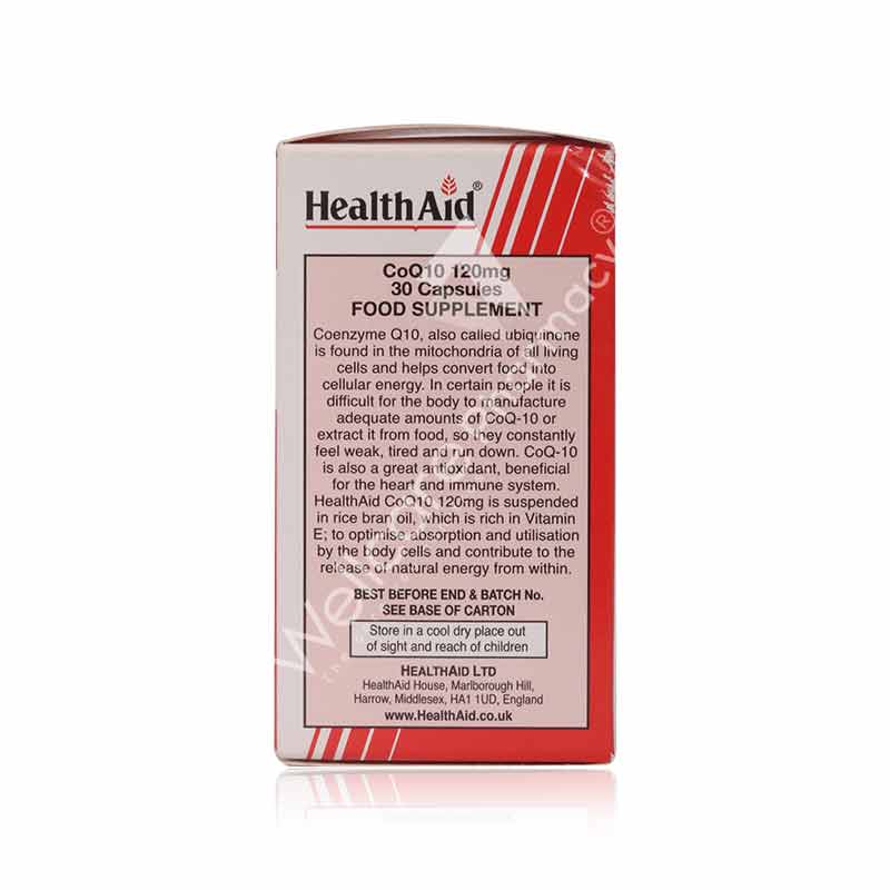 Healthaid Co Q10 120mg Capsules 30'S - Image 3
