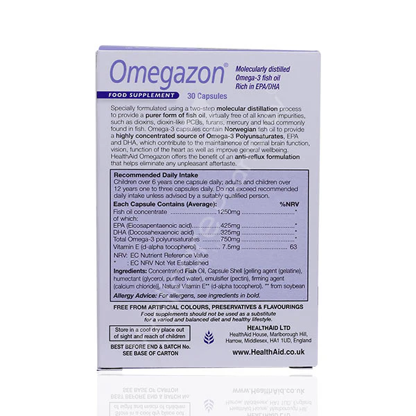 Healthaid Omegazon Capsules 30'S - Image 3