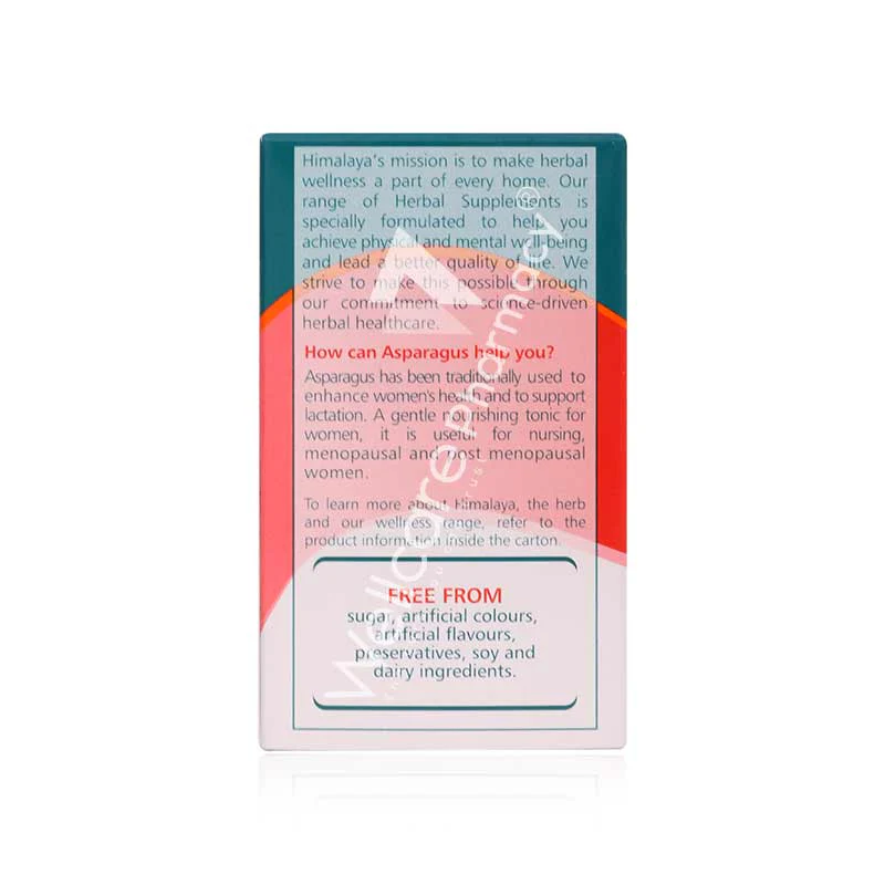 Himalaya Asparagus(Shatavari) Capsules 60'S - Image 3