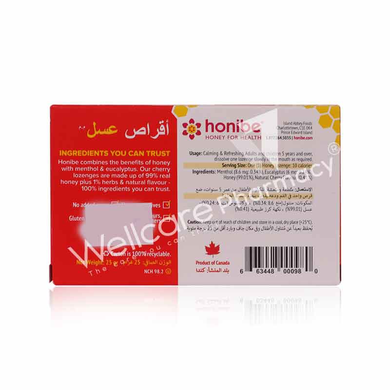Honibe Honey Cherry Lozenges 10'S - Image 2