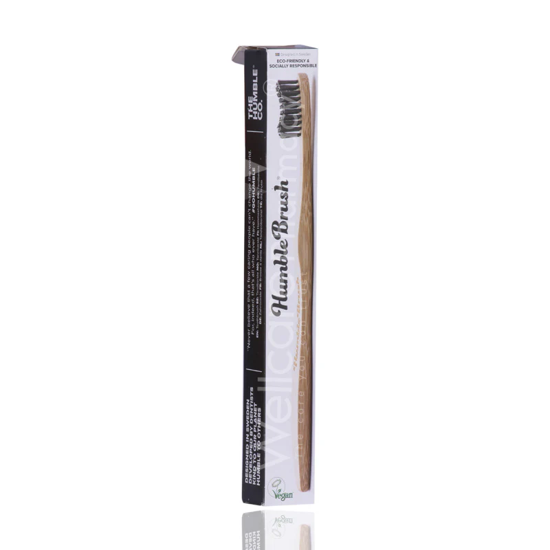 Humble Brush Adult Toothbrush Black And Soft