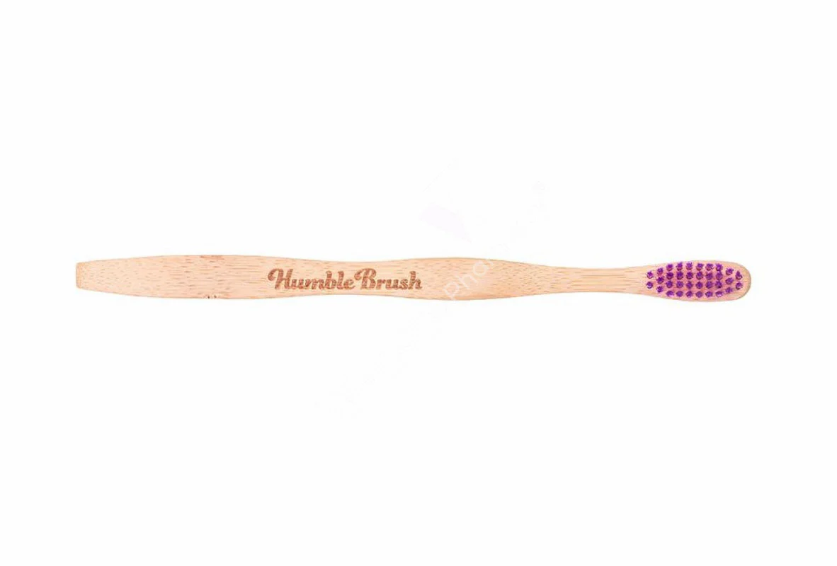 Humble Brush Adult Toothbrush Purple -Soft - Image 3