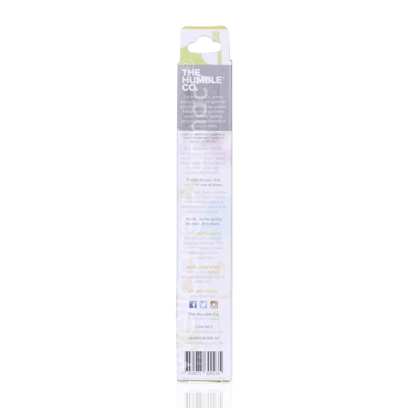 Humble Brush Kids Toothbrush Yellow Ultra Soft - Image 3