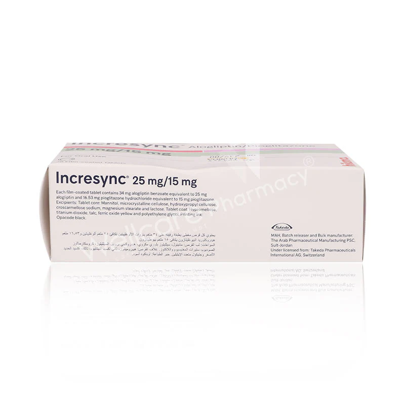 Incresync 25mg/15mg Tablets 28'S - Image 3