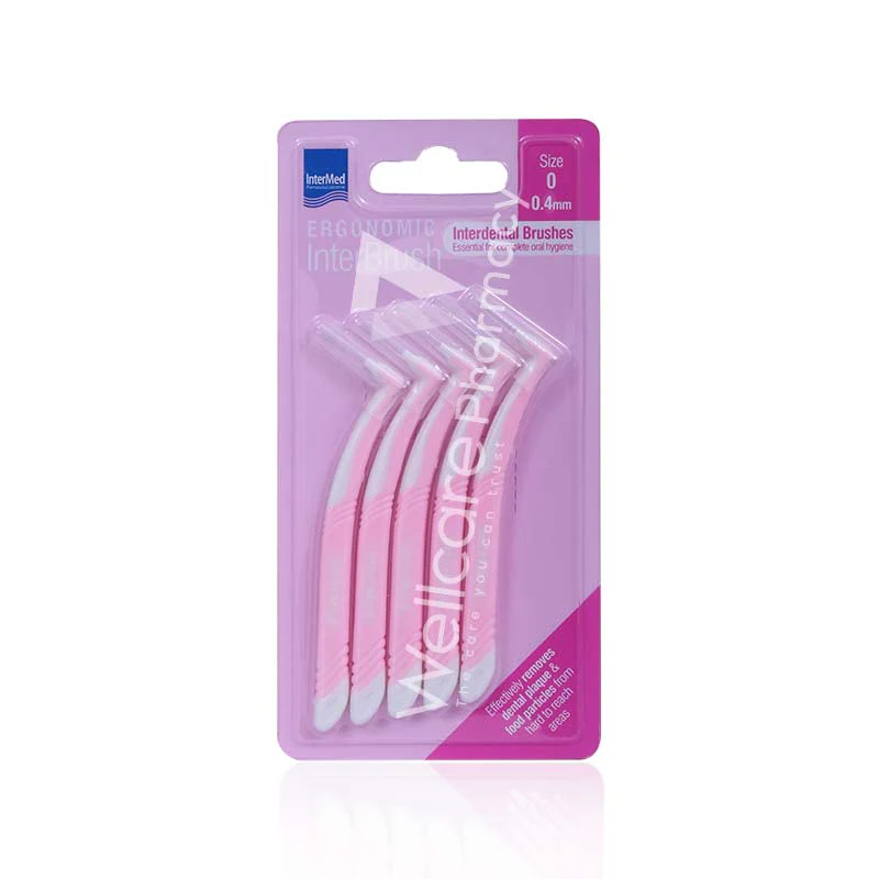 Intermed Ergonomic Interdental Brush 0.4mm 1 X 5'S