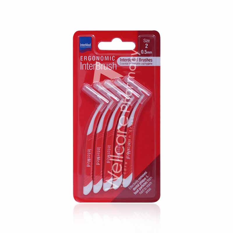 Intermed Ergonomic Interdental Brush 0.5mm 1 X 5'S